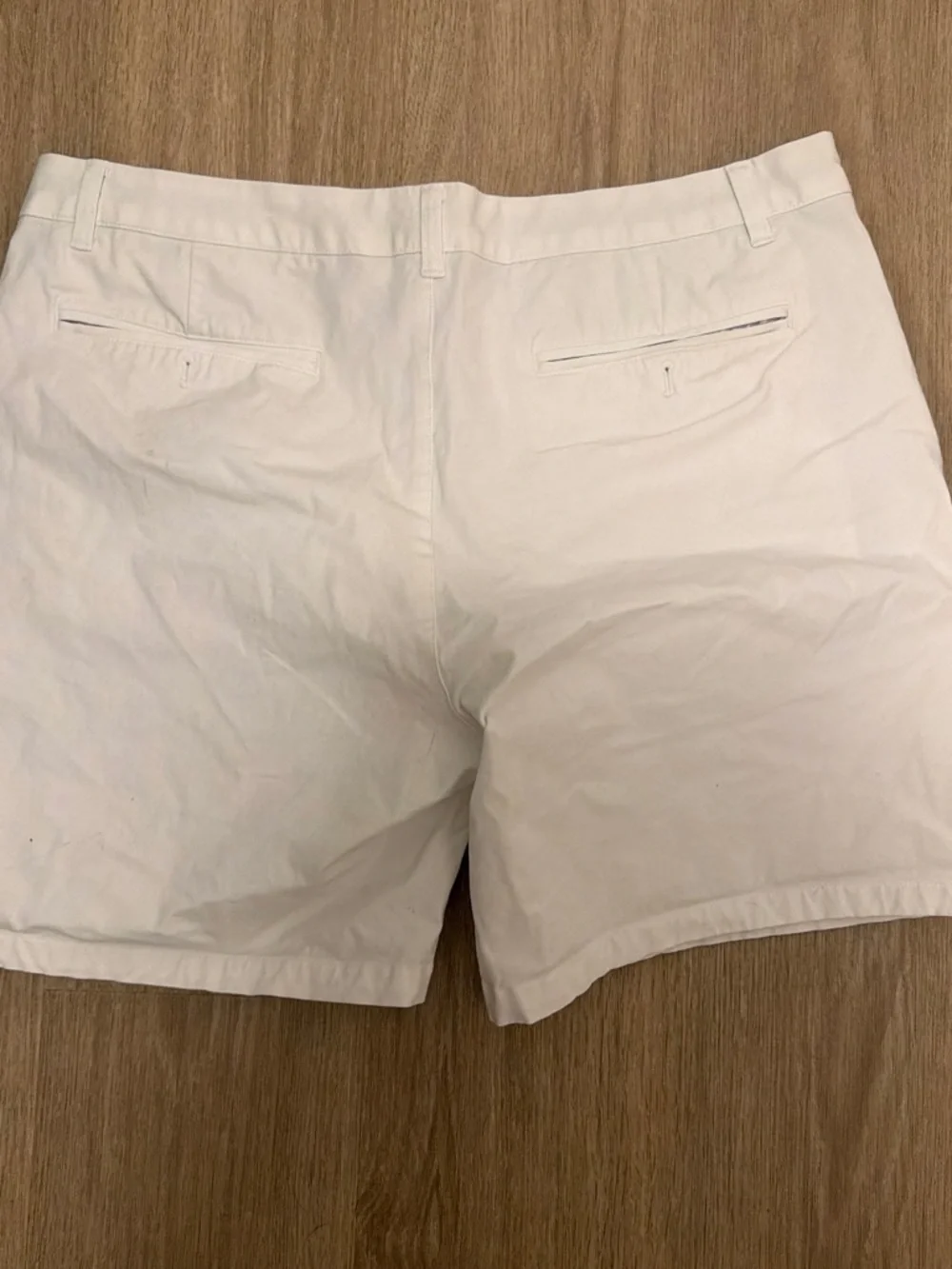 Bonobos White Flat-Front Chino Shorts